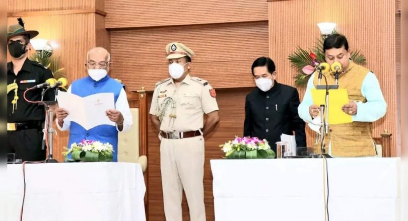 TRIPURA: CM Biplab Kumar Deb views 3 new BJP leaders in their ministry