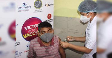 More than 100 visual disabled people vaccinated