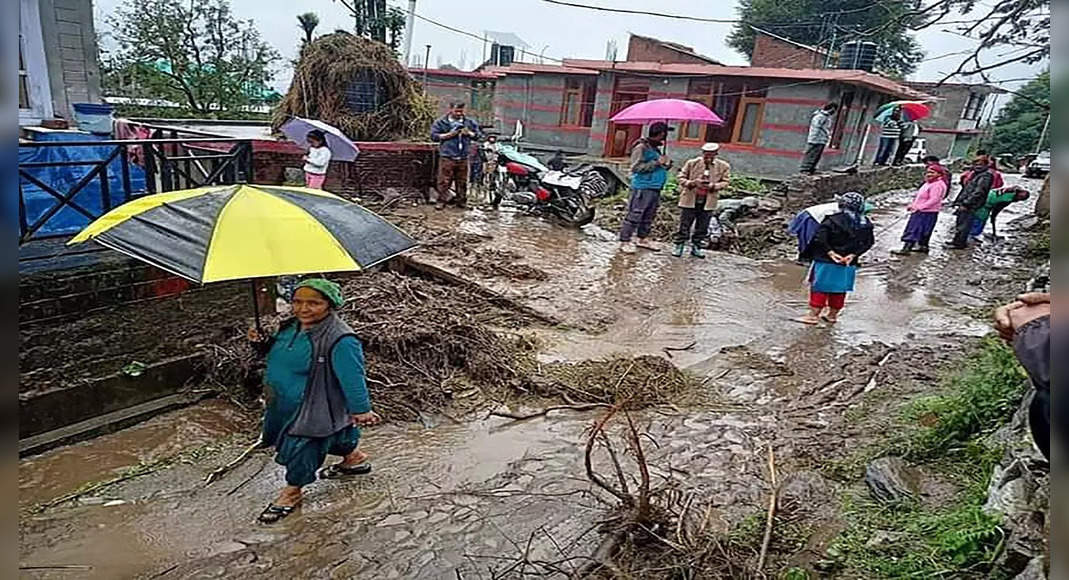 Rainfall, Cloudburst damages Himachal plants