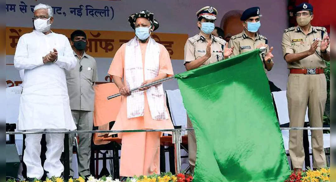 Yogi Flag Off Cycle Rally, Lauds SSB To Protect Limits