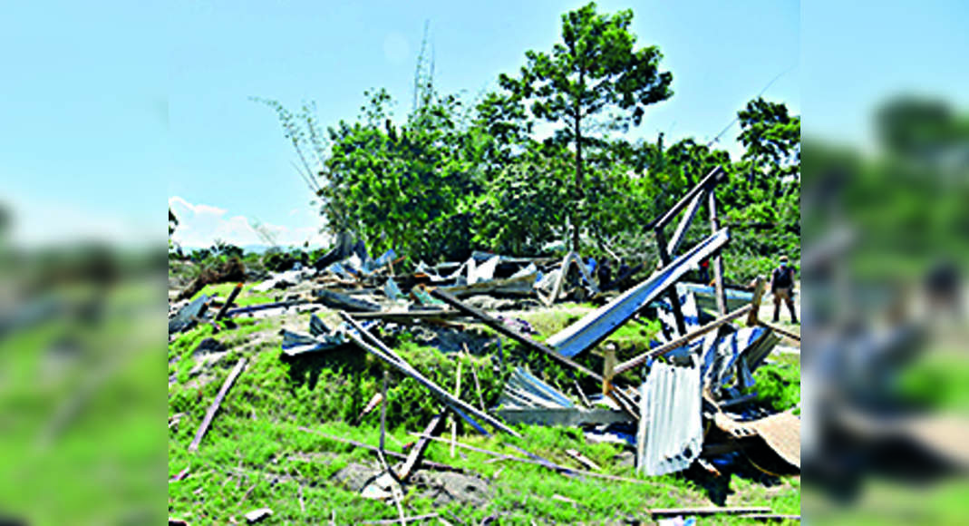 Government School Bulldozer Gambing & Health Center