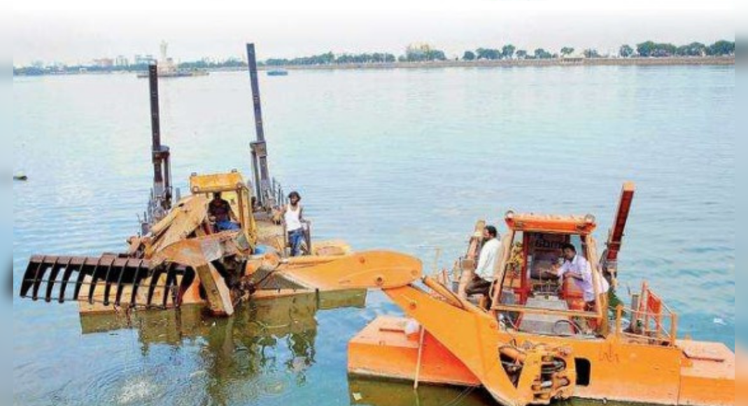 Steps taken to increase the level of oxygen hussainsagar