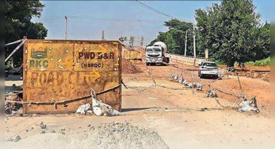 Garhi Harsaru Rail Overbridge might be ready early next year