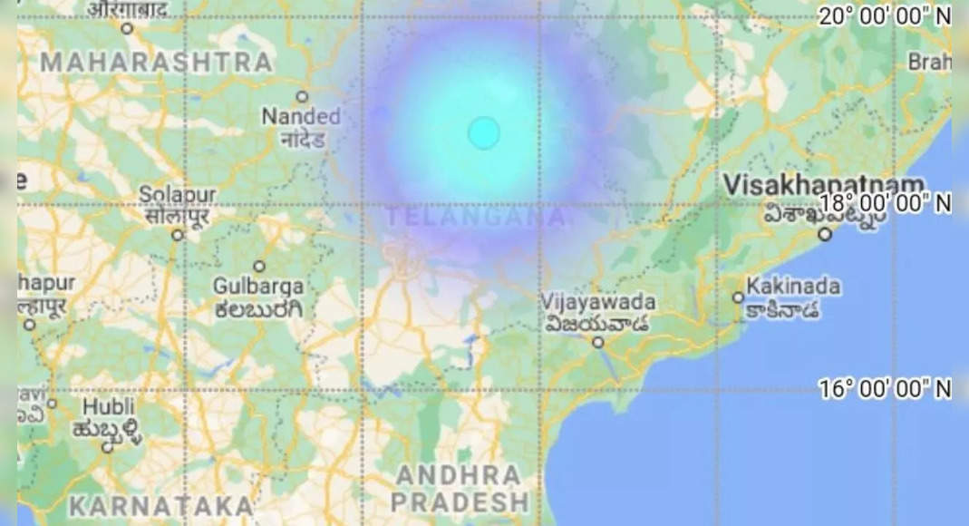 Magnitude 4.0 earthquake hit Telangana